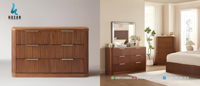 Penempatan Sideboard Laci Jati Minimalis di Kamar Tidur