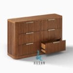 Detail Konstruksi Laci Dovetail pada Sideboard Jati Solid