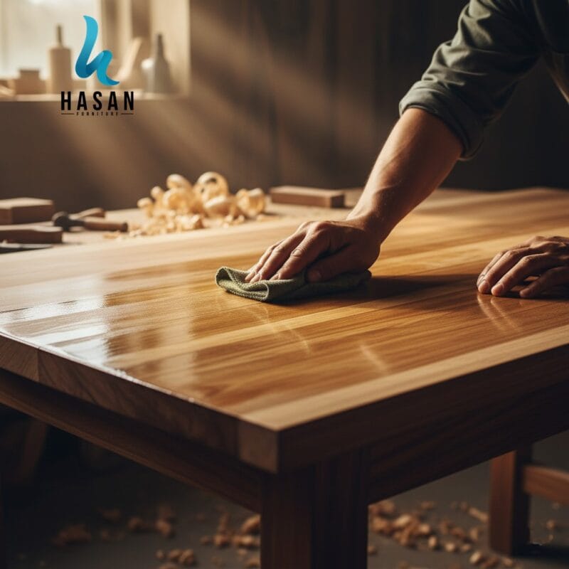 proses finishing furniture kustom kualitas ekspor