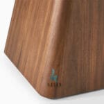 Oval Smooth Pedestal Jati Marmer Dining Table - Gambar 5