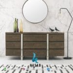 Penempatan Sideboard Jati Stainless di Ruang Keluarga Modern