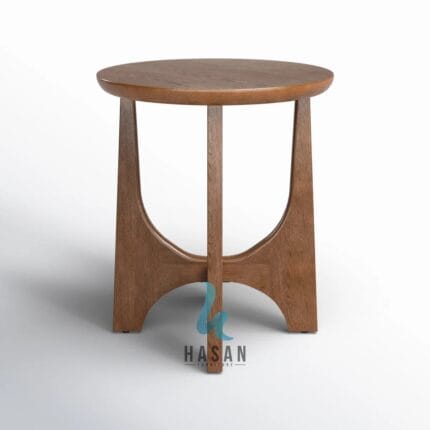 jual side table jati u-base mewah hasan furniture
